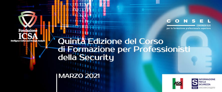 Quinta Edizione del Corso di Formazione per Professionisti della Security