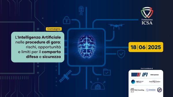CONVEGNO – L’intelligenza Artificiale nelle procedure di gara