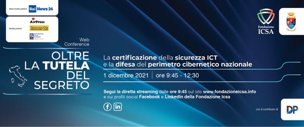 Live Web Conference: Oltre la tutela del segreto